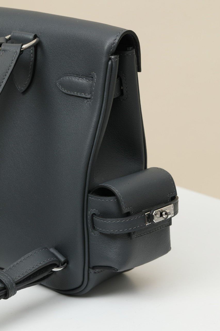 HERMÈS KELLY JUMP BAG GRIS MISTY SWIFT LEATHER  PALLADIUM HARDWARE Hermes