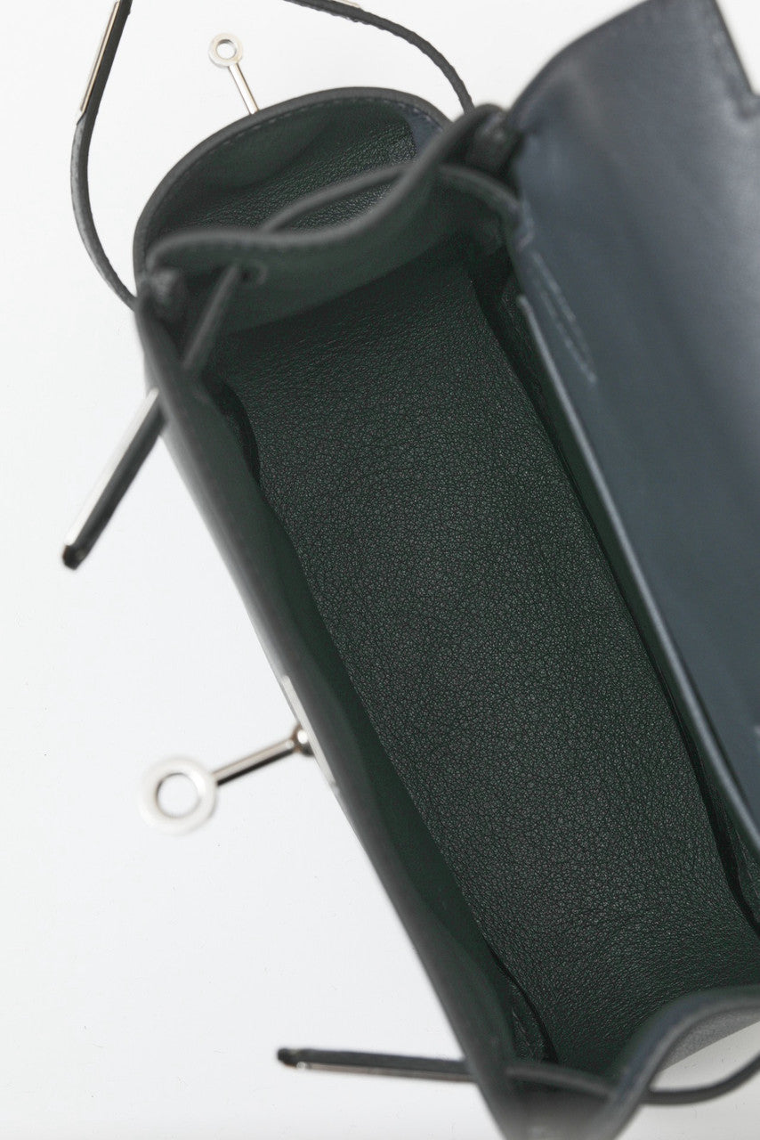 HERMÈS KELLY JUMP BAG GRIS MISTY SWIFT LEATHER  PALLADIUM HARDWARE Hermes