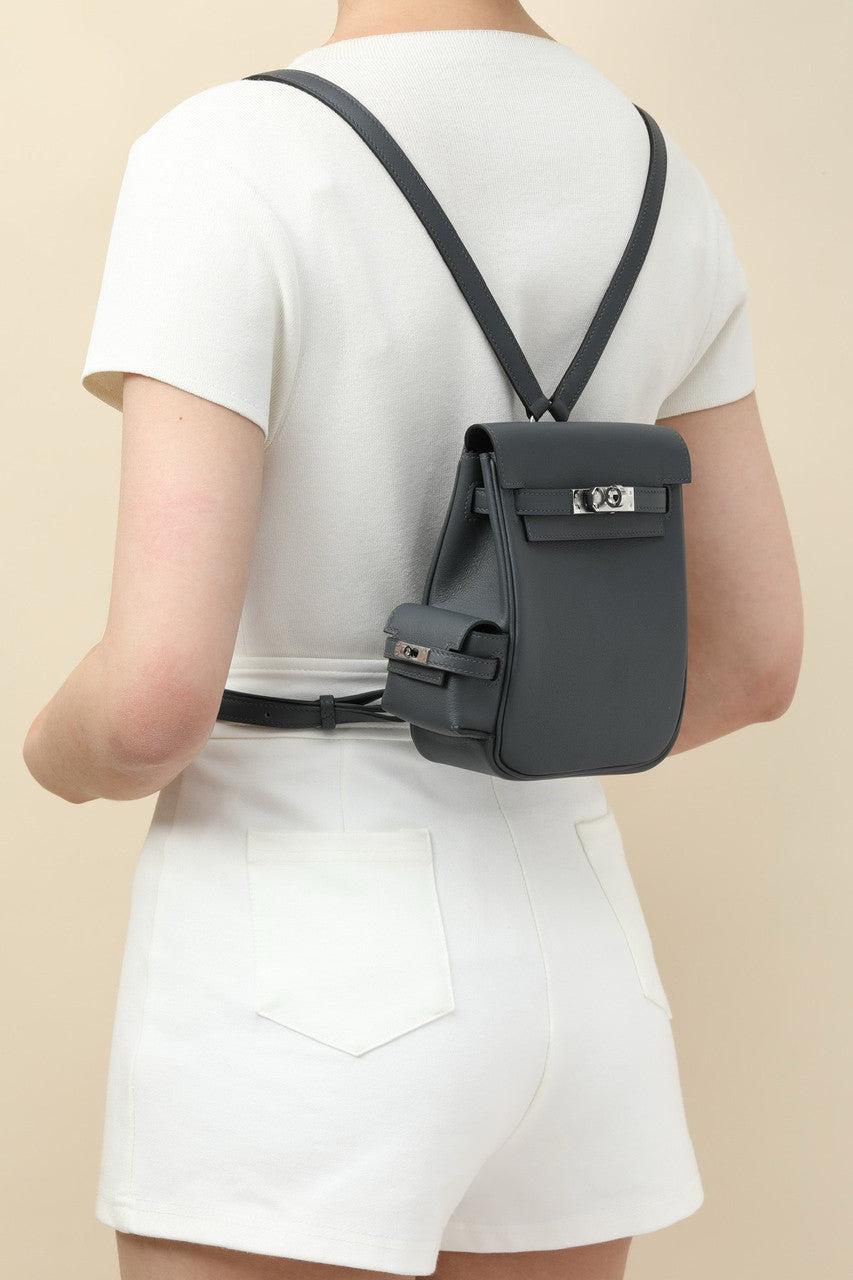 HERMÈS KELLY JUMP BAG GRIS MISTY SWIFT LEATHER  PALLADIUM HARDWARE Hermes