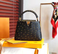 Louis Vuitton CAPUCINES BB Black/Yellow