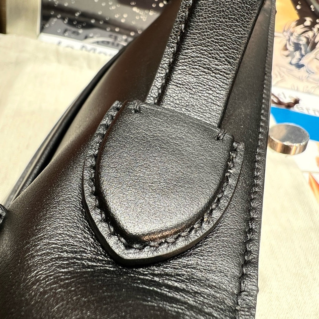 Hermès Mini 24/24 – 21 Bag Black Volupto leather