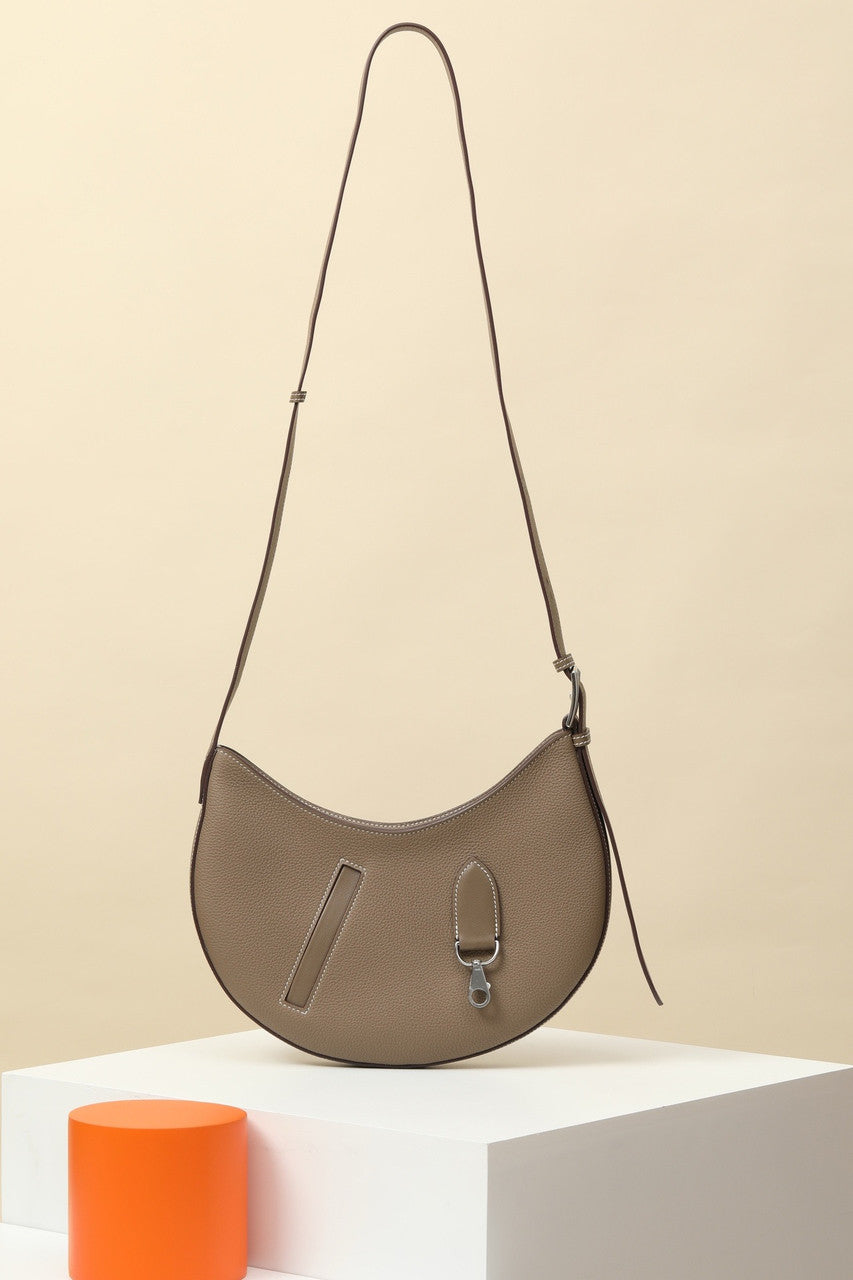 HERMÈS Sac Arcon Togo Shoulder Bag Etoupe Hermes