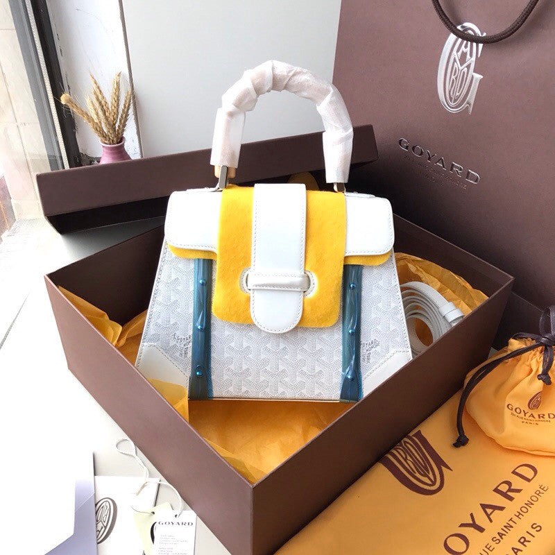 GOYARD SAIGON MM WHITE