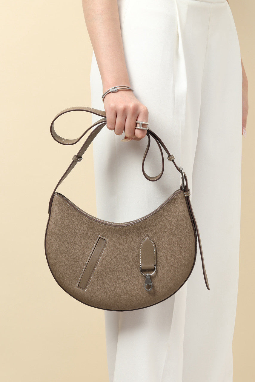 HERMÈS Sac Arcon Togo Shoulder Bag Etoupe Hermes