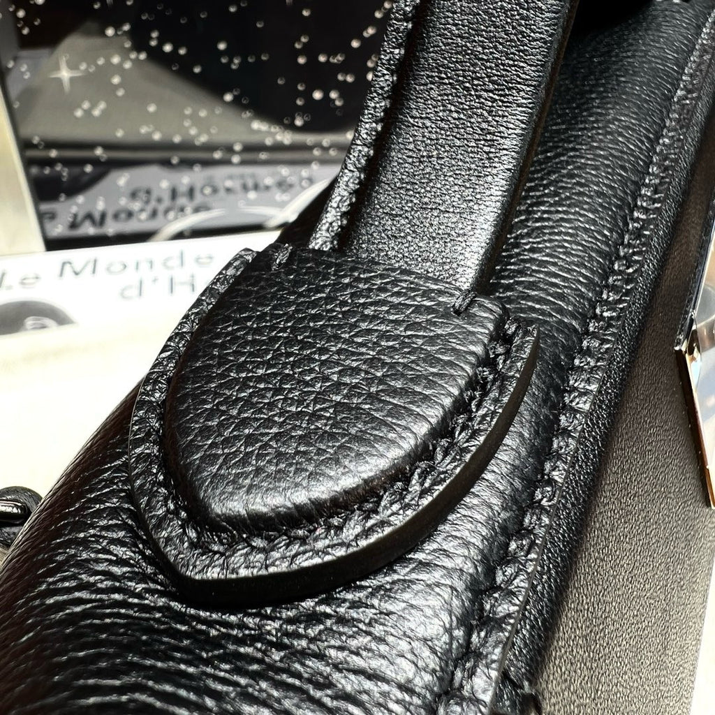Hermès Mini 24/24 – 21 Bag Black Volupto leather