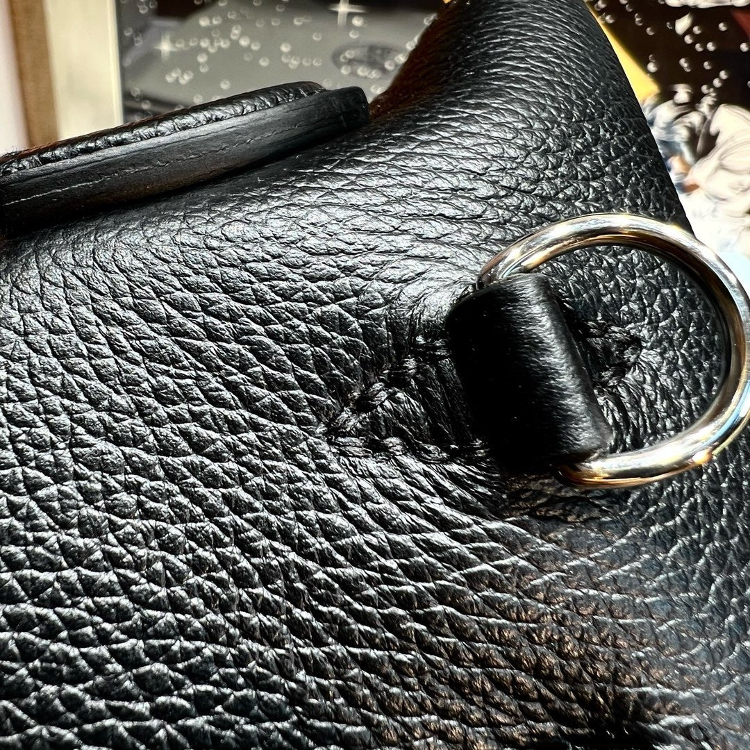 Hermès Mini 24/24 – 21 Bag Black Volupto leather