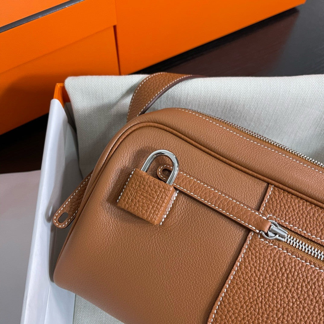 Hermes Evercolor Nouveau On Body Bag Gold Hermes
