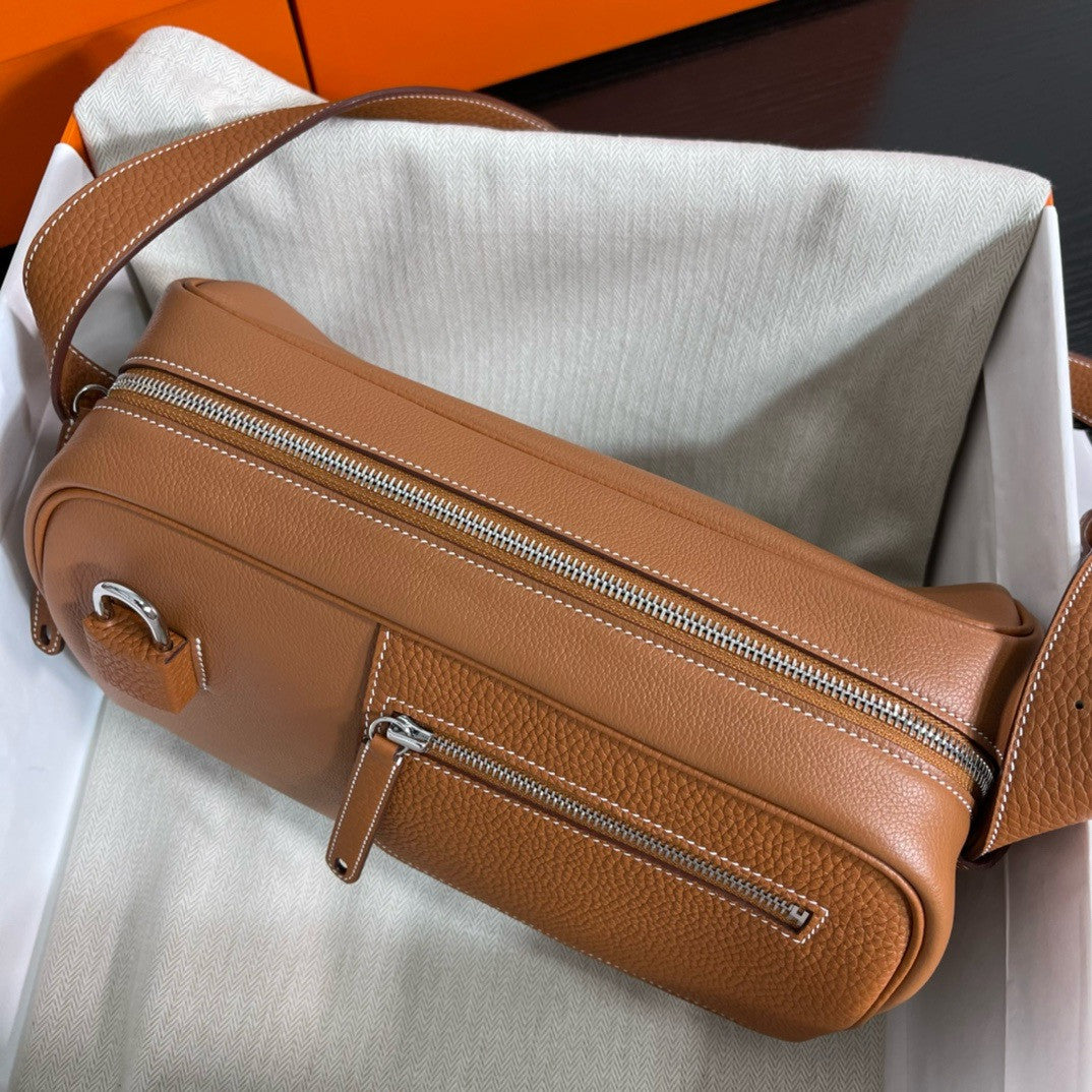 Hermes Evercolor Nouveau On Body Bag Gold Hermes