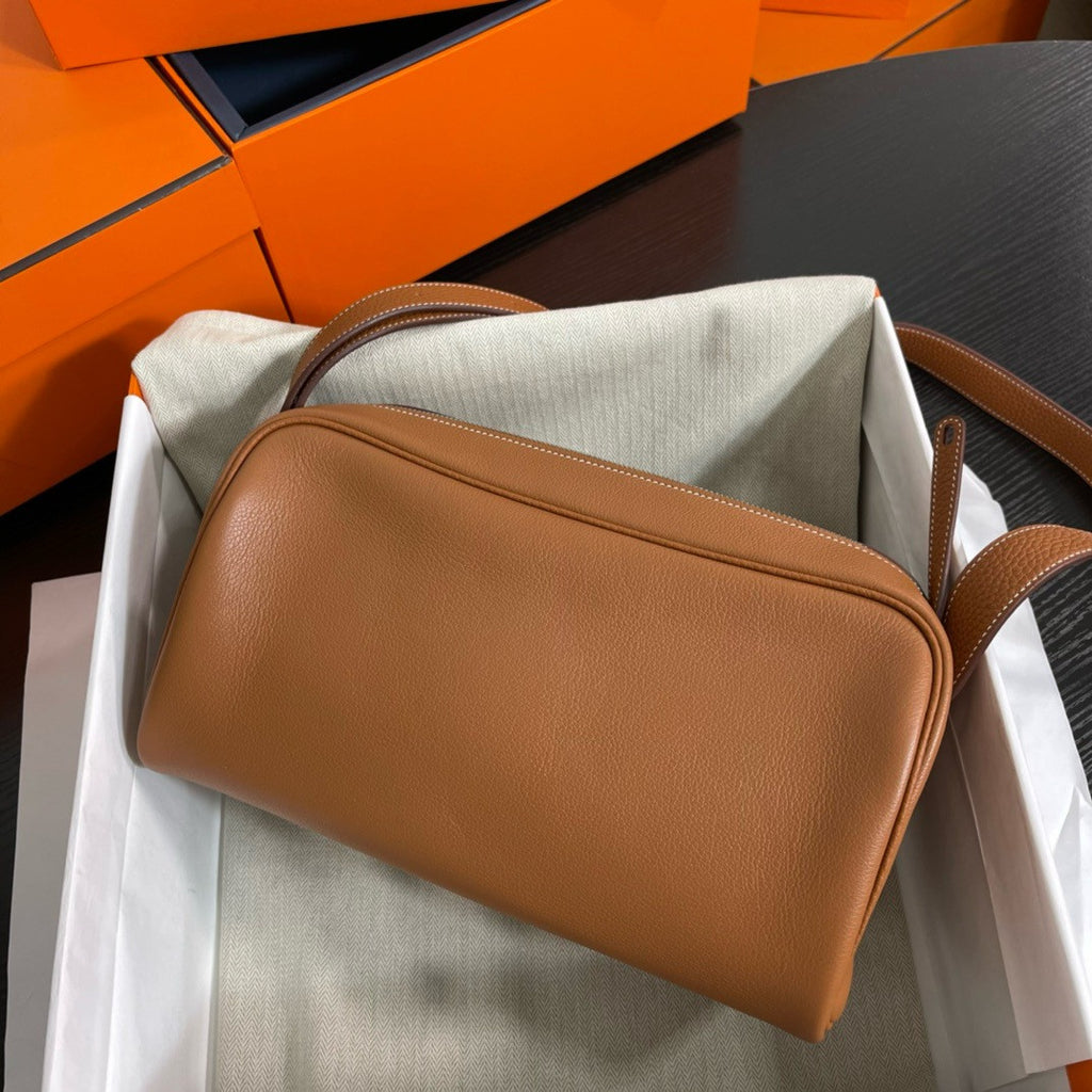 Hermes Evercolor Nouveau On Body Bag Gold Hermes