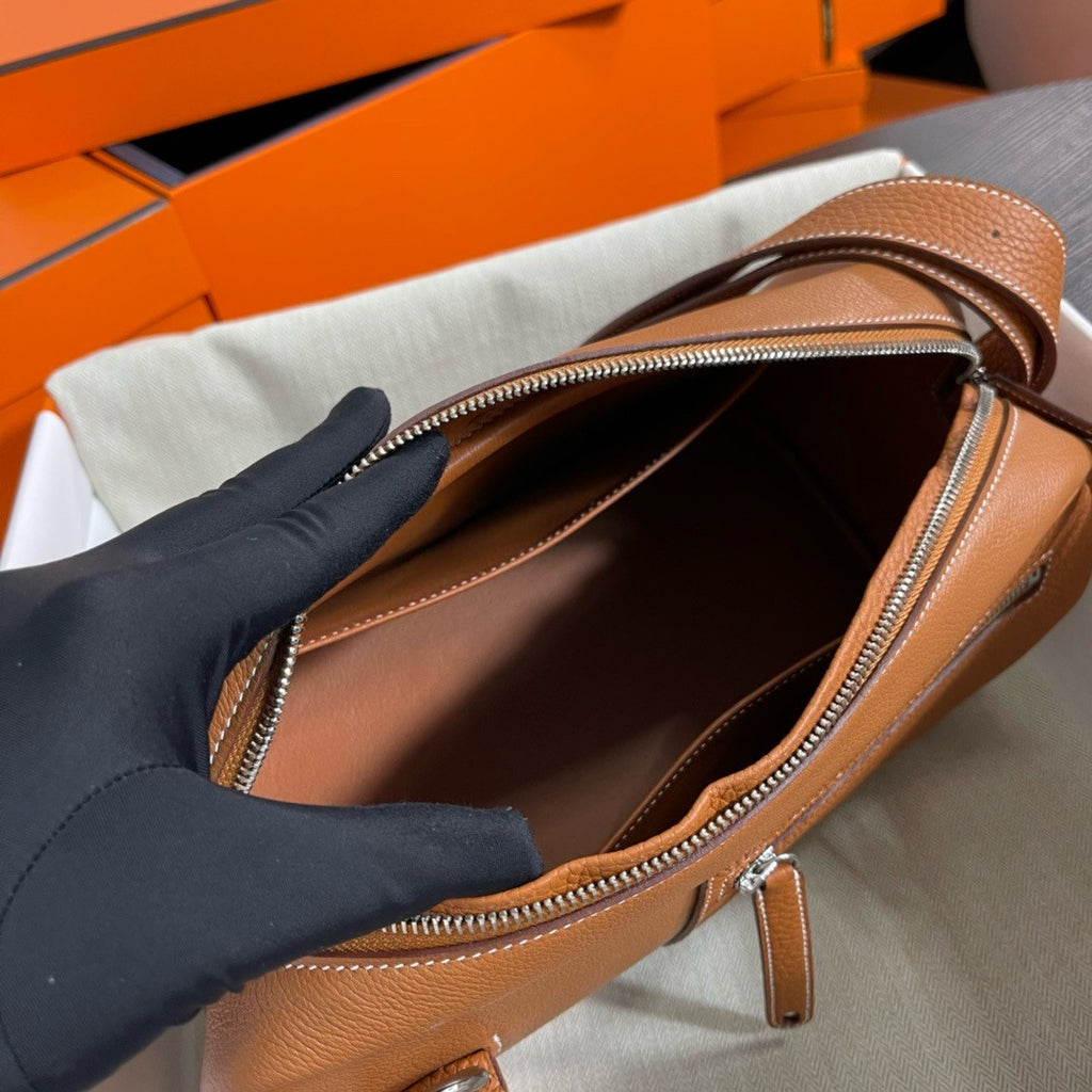 Hermes Evercolor Nouveau On Body Bag Gold Hermes