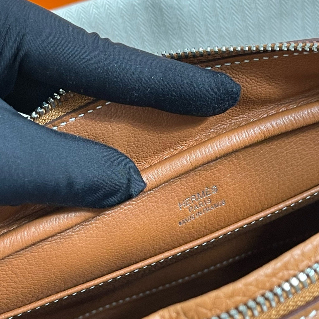 Hermes Evercolor Nouveau On Body Bag Gold Hermes