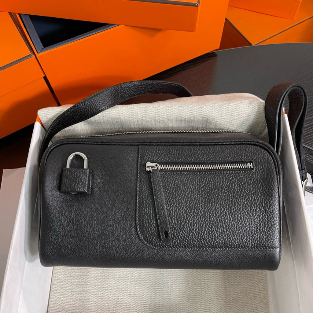 Hermes Evercolor Nouveau On Body Bag Black Hermes
