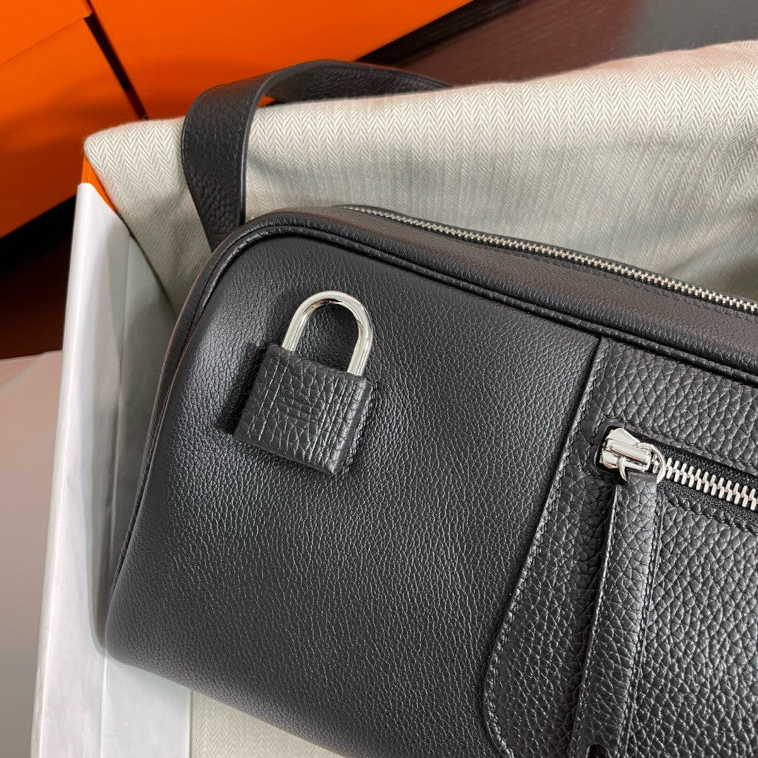 Hermes Evercolor Nouveau On Body Bag Black Hermes