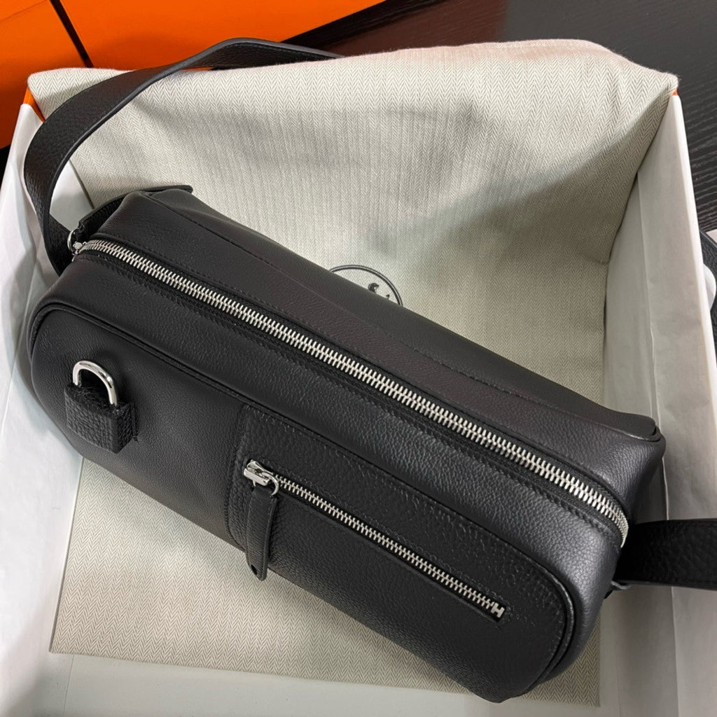 Hermes Evercolor Nouveau On Body Bag Black Hermes