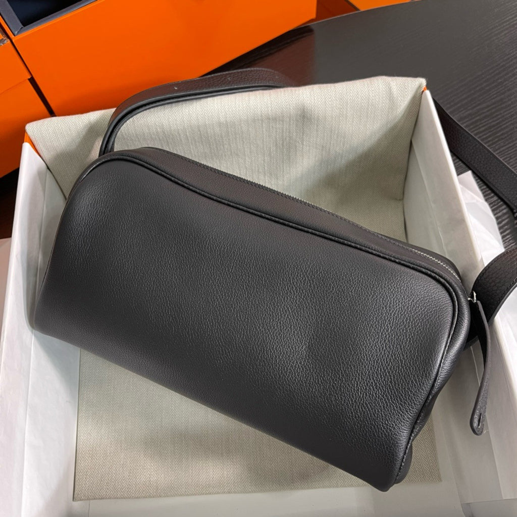 Hermes Evercolor Nouveau On Body Bag Black Hermes
