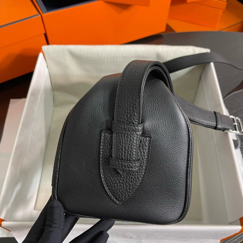 Hermes Evercolor Nouveau On Body Bag Black Hermes