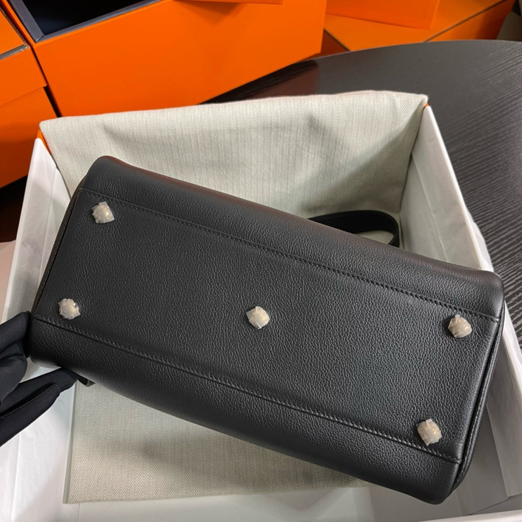 Hermes Evercolor Nouveau On Body Bag Black Hermes