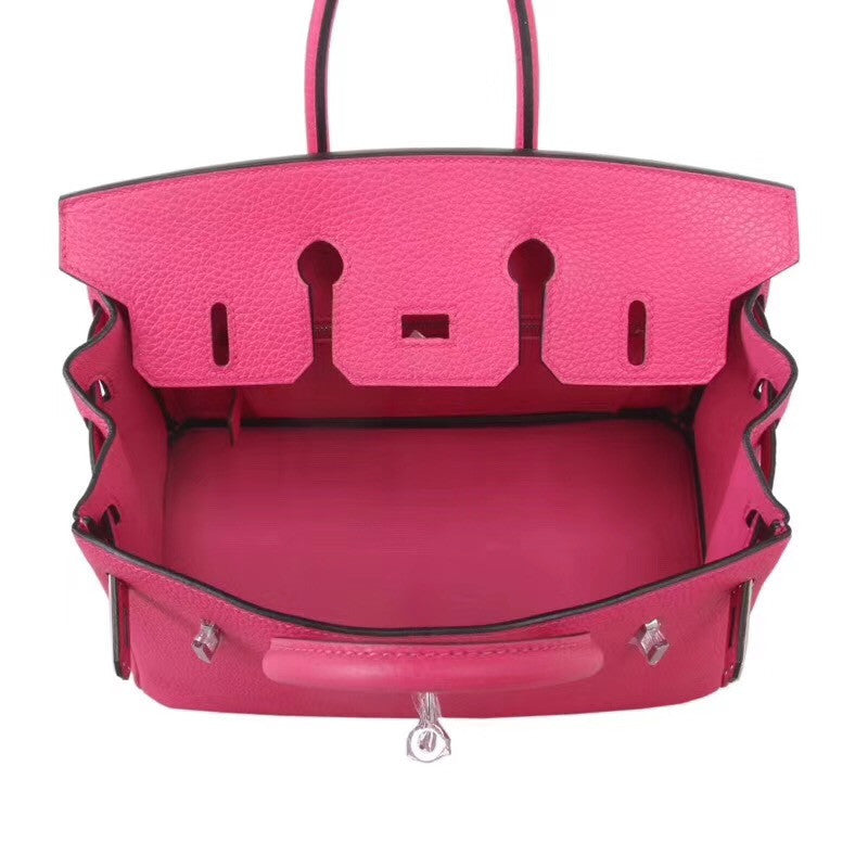 Hermès L3 Rose Purple Birkin 30 cm Togo Leather Palladium Hardware