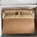 Hermes Beige de weimar  Kelly Danse Bag Evercolour Leather Gold Hardware
