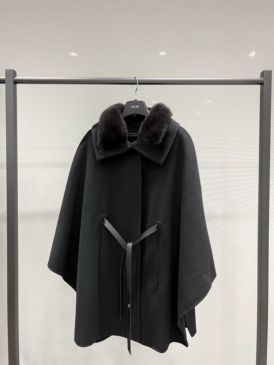 Denice Cape  Cashmere Black