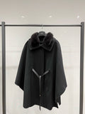 Denice Cape  Cashmere Black