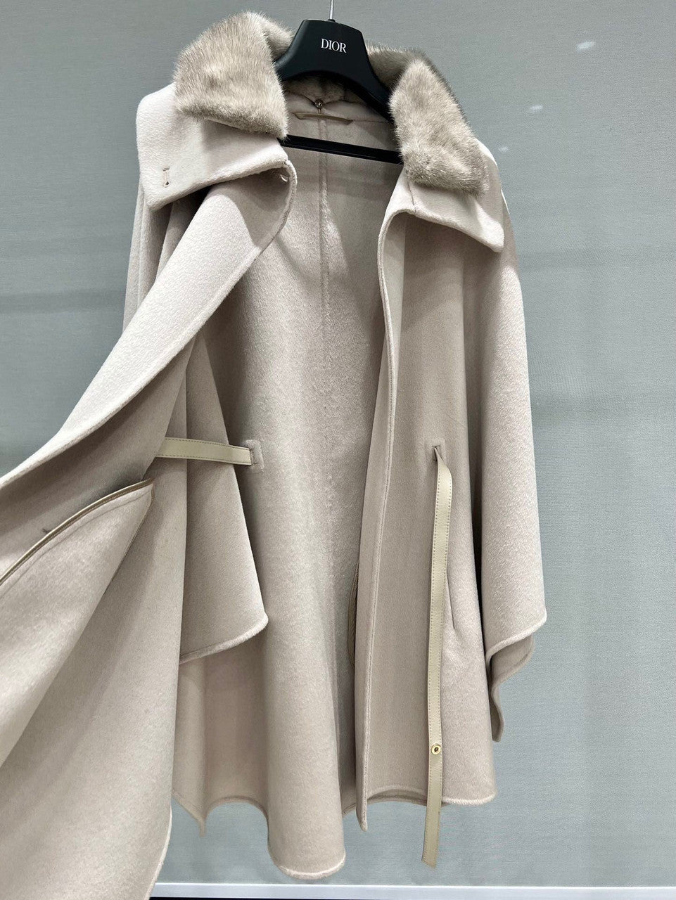 Denice Cape  Cashmere Ivory