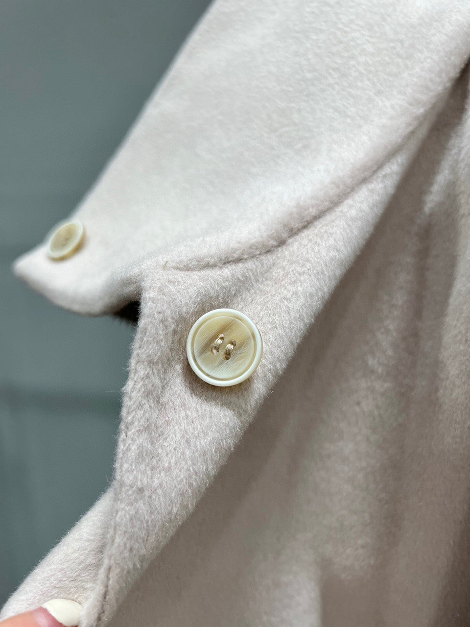 Denice Cape  Cashmere Ivory