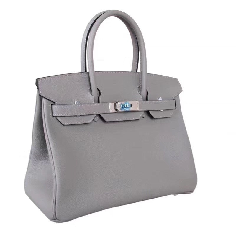 Hermès J7 Blue Lin Birkin 30 cm Togo Leather Palladium Hardware