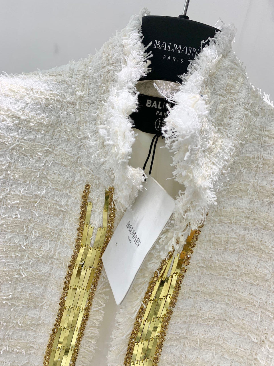 Balmain Embroidered tweed Jacket