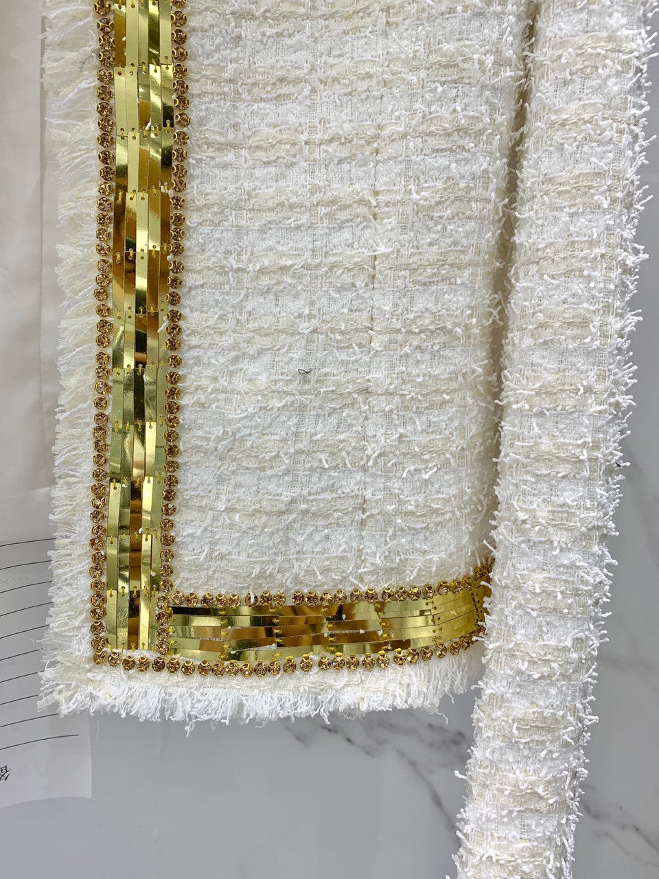 Balmain Embroidered tweed Jacket