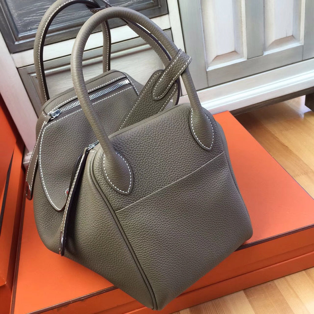 Hermes Lindy 30 Grey Togo Palladium Hardware