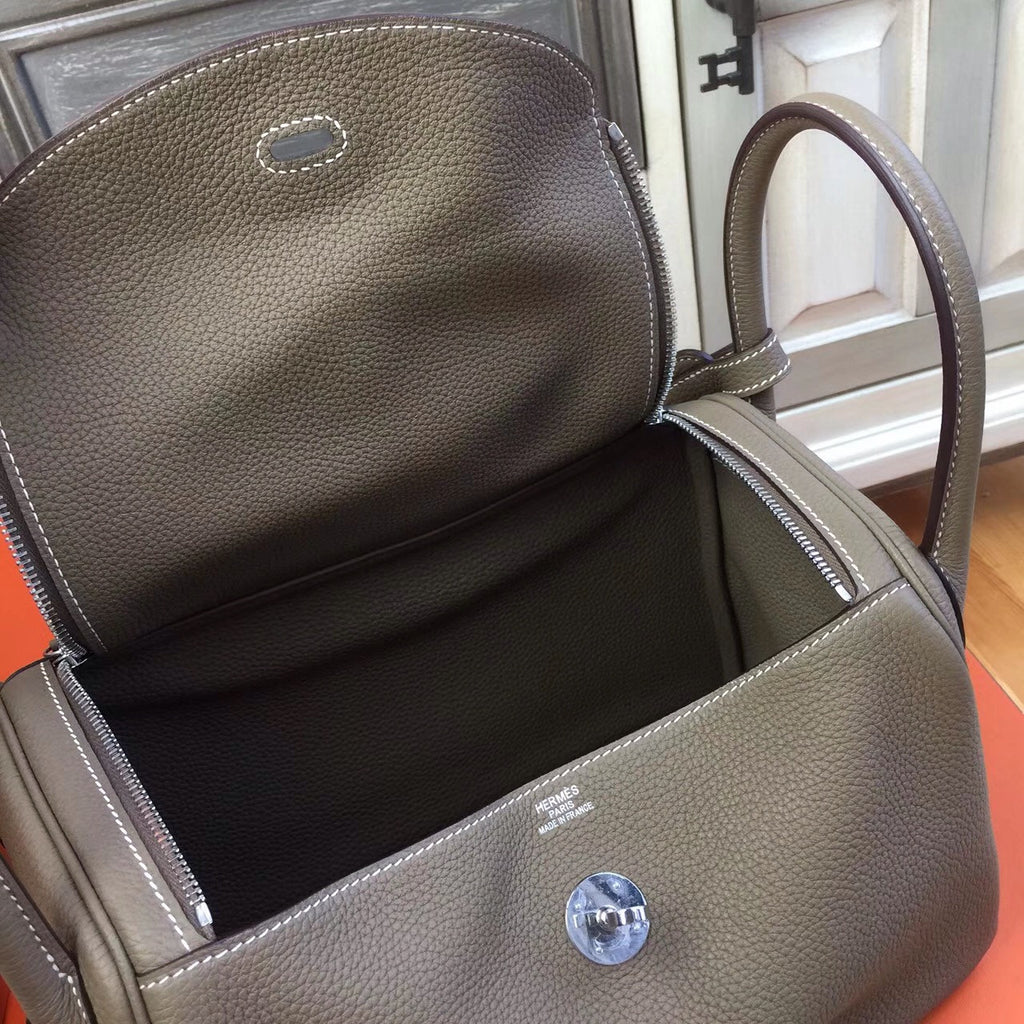Hermes Lindy 30 Grey Togo Palladium Hardware