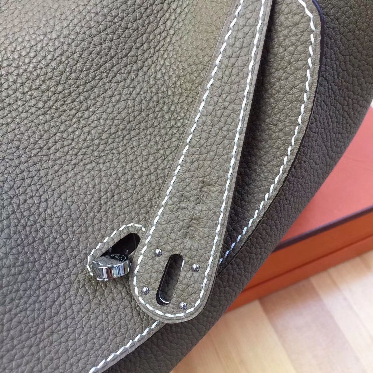 Hermes Lindy 30 Grey Togo Palladium Hardware