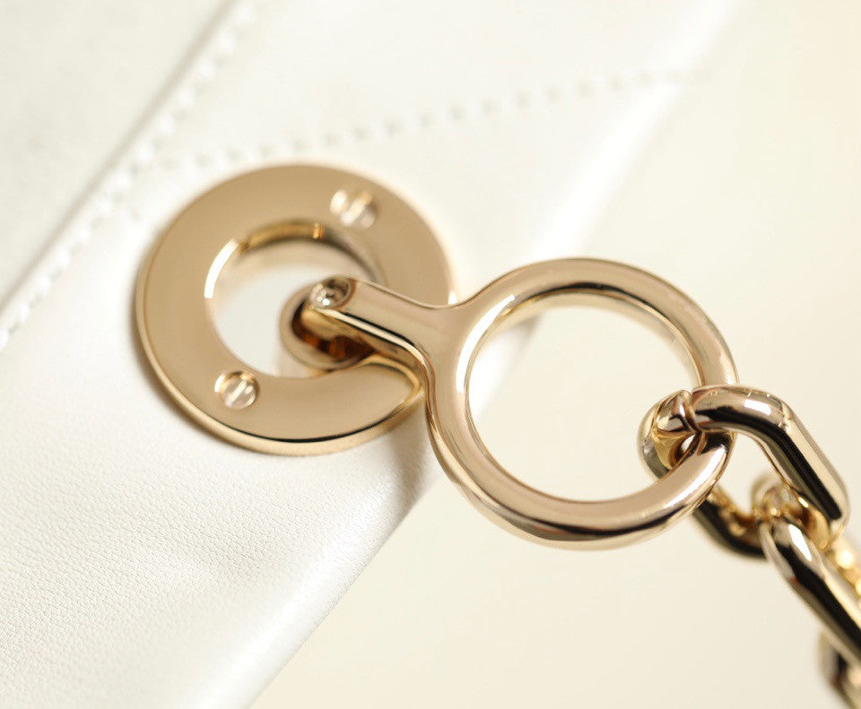 Christian Dior Book Tote small Macrocannage latte calfskin