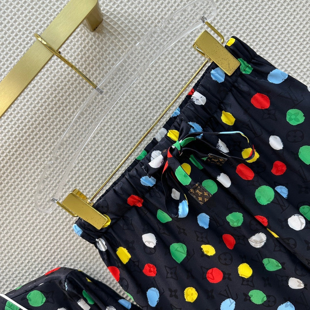 Louis Vuitton Yayoi Kusama 1AB7Y4 LV X YK PAINTED DOTS PAJAMA SET