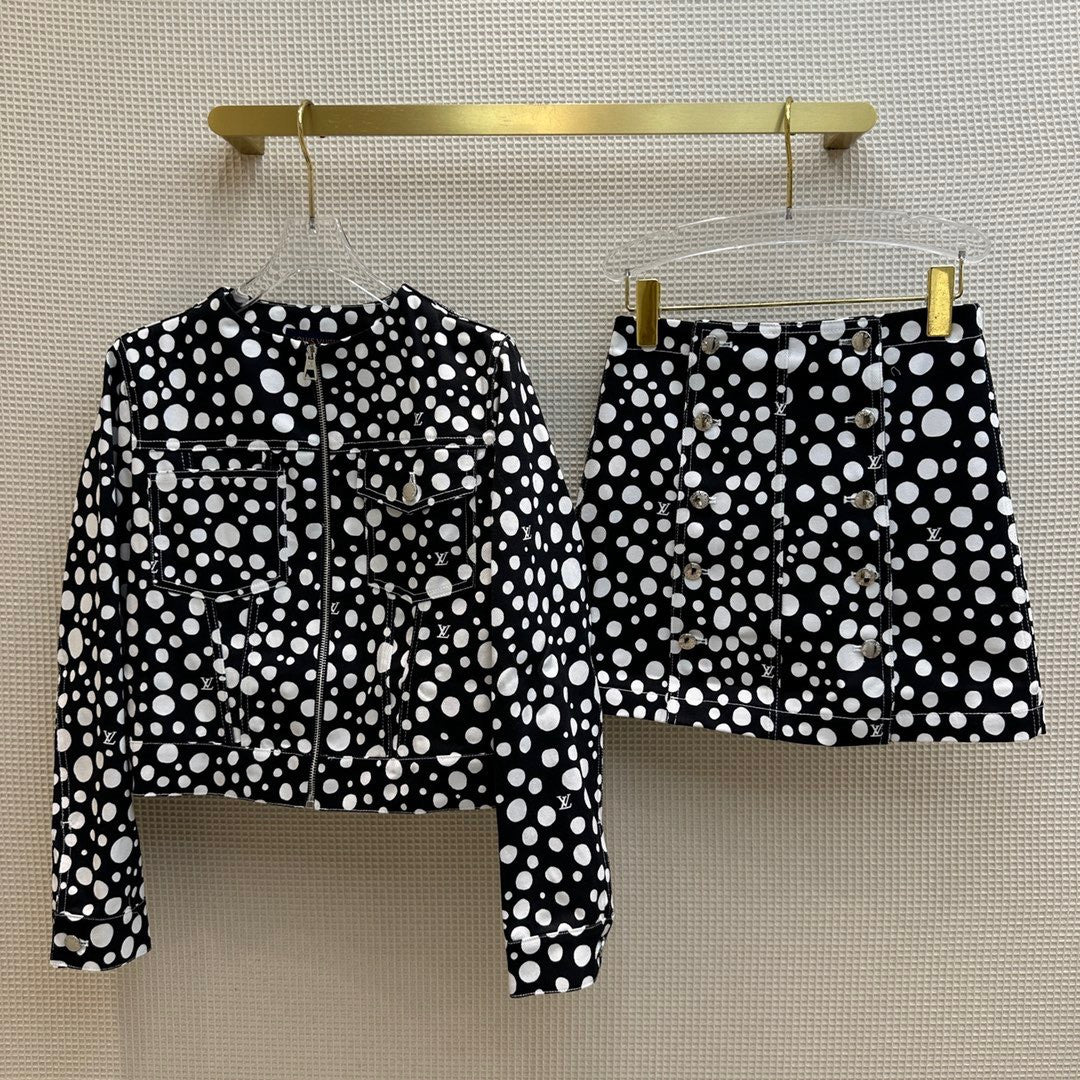 Louis Vuitton Yayoi Kusama 1AB7PQ LV X YK INFINITY DOTS ZIP-UP JACKET