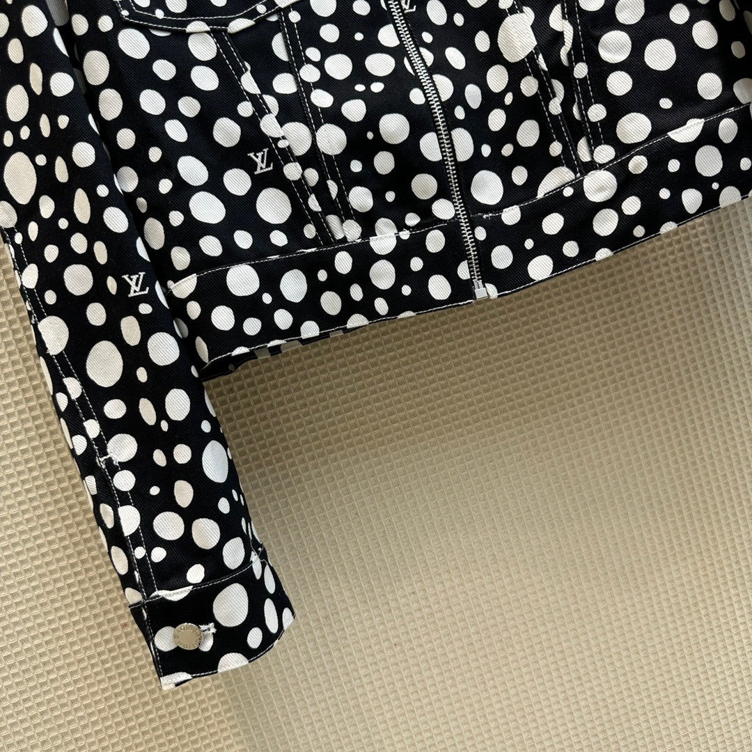 Louis Vuitton Yayoi Kusama 1AB7PQ LV X YK INFINITY DOTS ZIP-UP JACKET