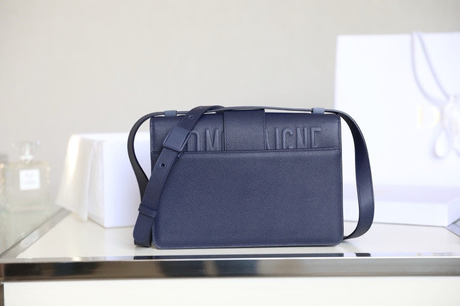 Christian Dior 30 MONTAIGNE CALFSKIN BAG NAVY 2024