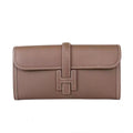 Hermes Etoupe Jige Elan clutch