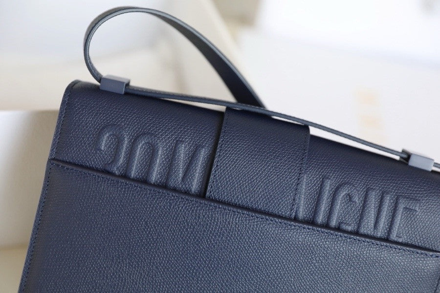 Christian Dior 30 MONTAIGNE CALFSKIN BAG NAVY 2024