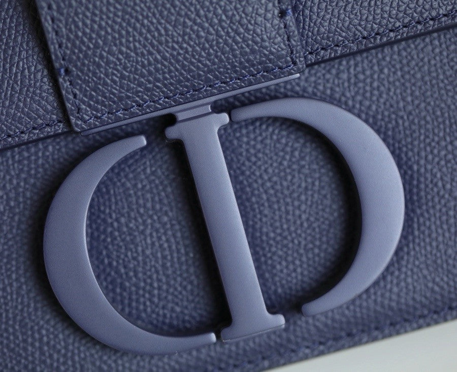 Christian Dior 30 MONTAIGNE CALFSKIN BAG NAVY 2024