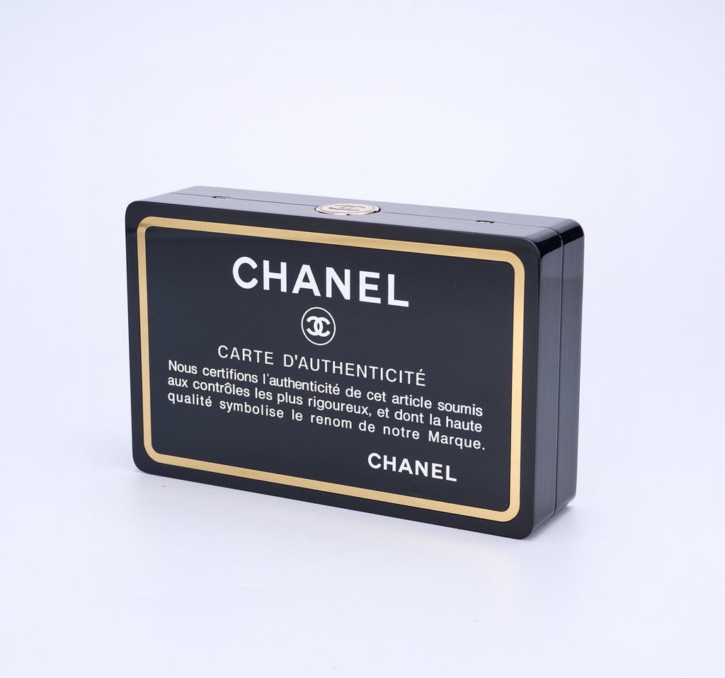 Chanel Minaudière Limited Edition Black Authenticity Card Gold-Tone Hardware