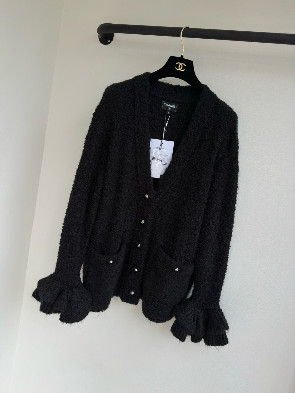 CHANEL FALL-WINTER 2024/25   CARDIGAN   Cashmere & Silk Black