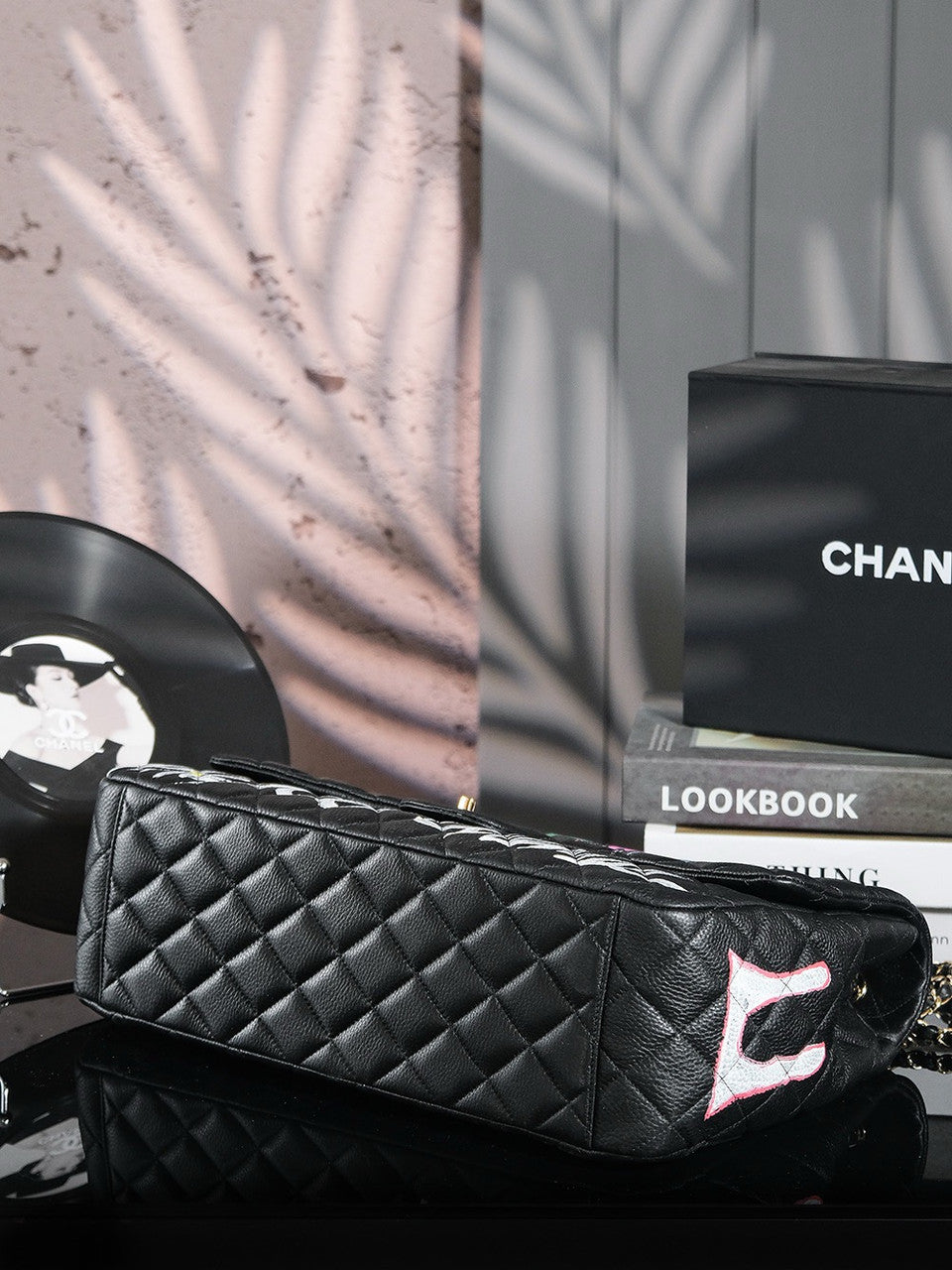 CHANEL G-DRAGON LIMITED EDITION GRAFFITI CLASSIC HANDBAG