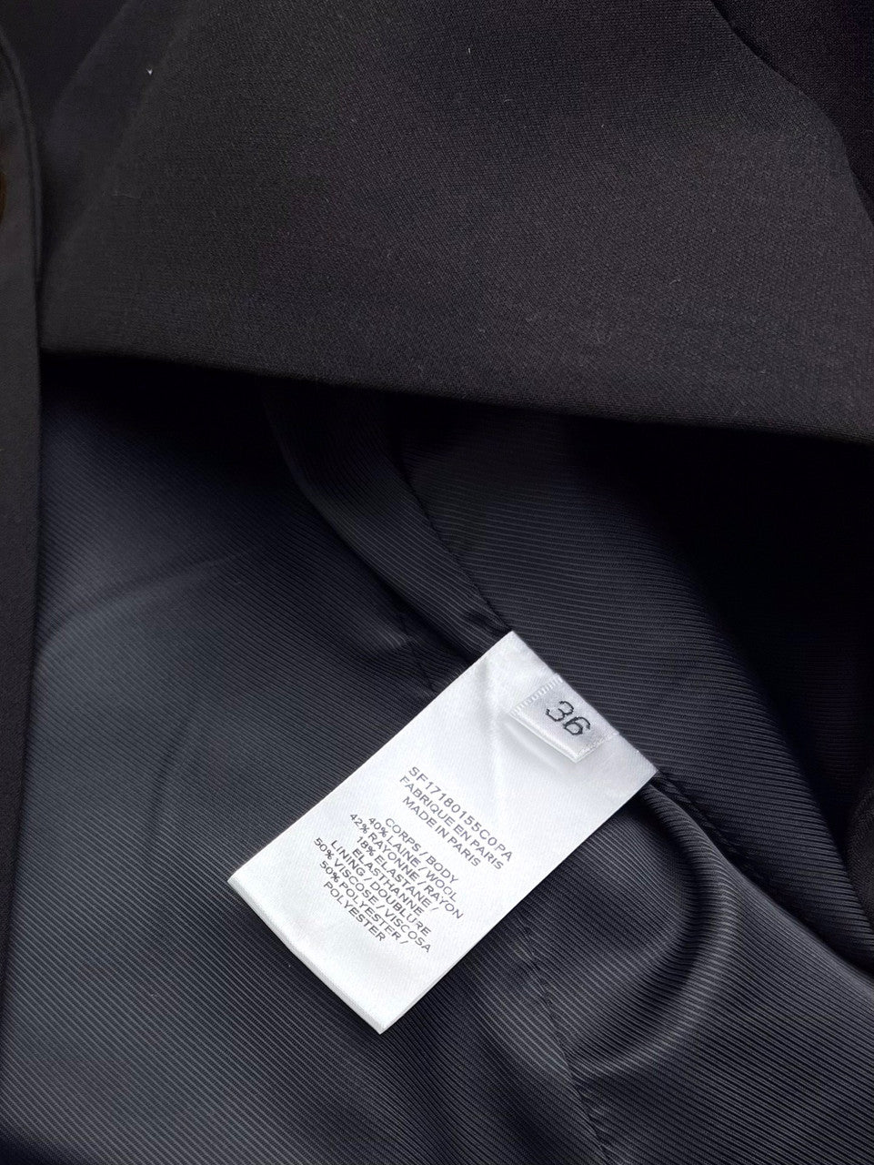 Balmain Grain de poudre tailored dress Black