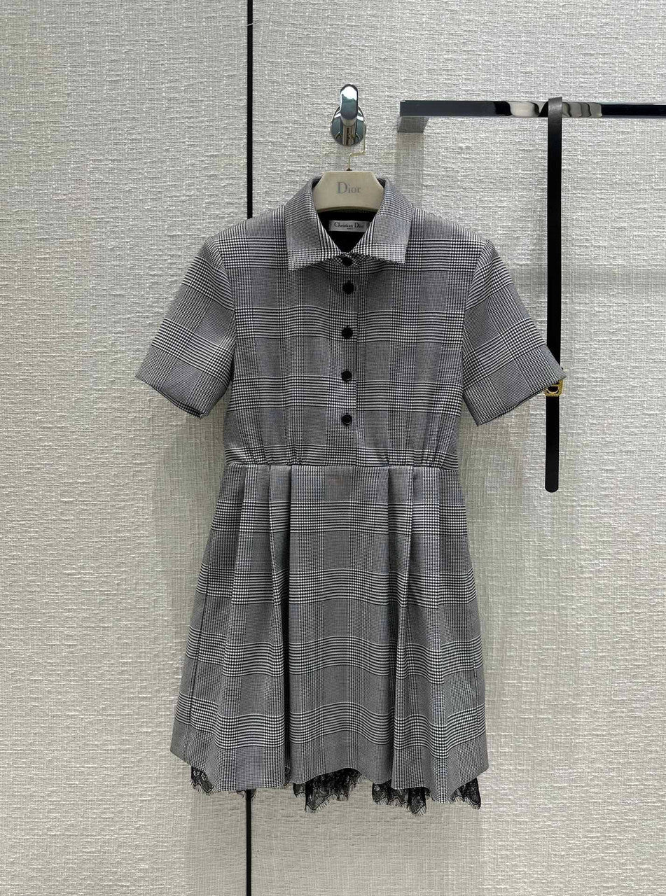 Christian Dior BELTED SHORT DRESS