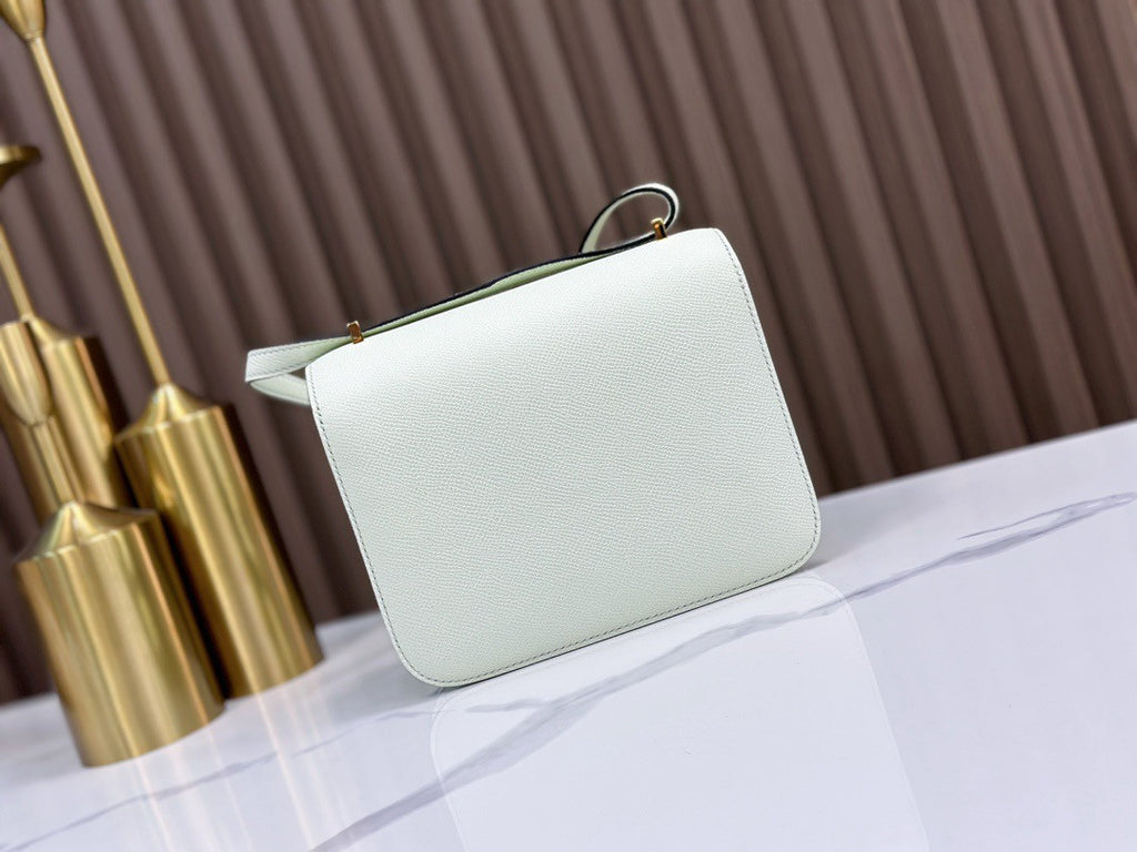 Hermes vert fizz  Constance 19cm Epsom Gold Hardware