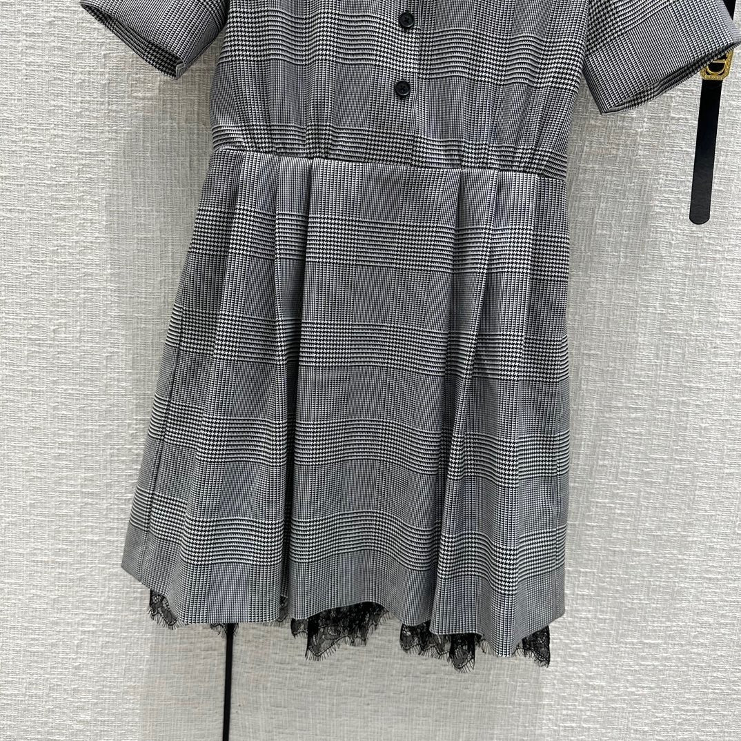 Christian Dior BELTED SHORT DRESS