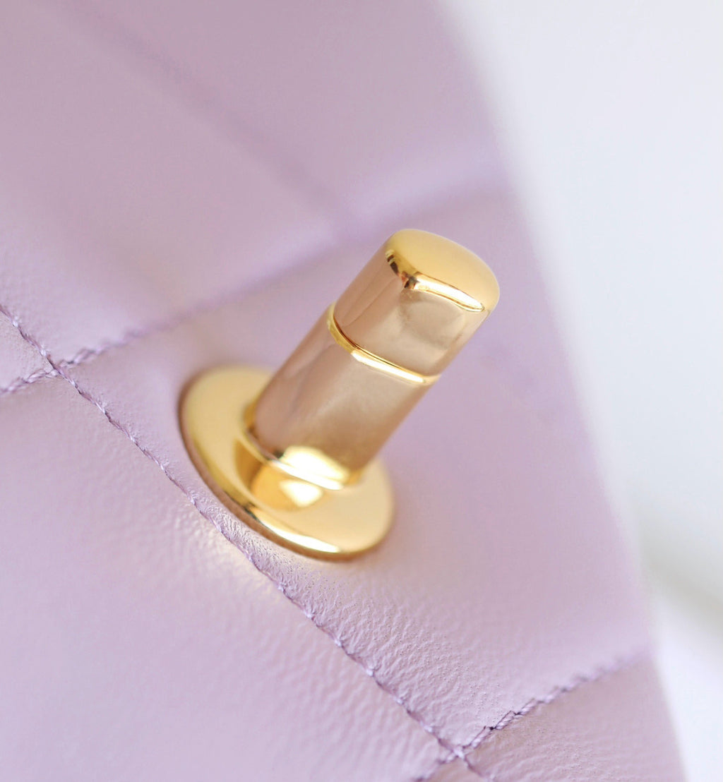 CHANEL FALL-WINTER 2024/25   SMALL FLAP BAG PURPLE