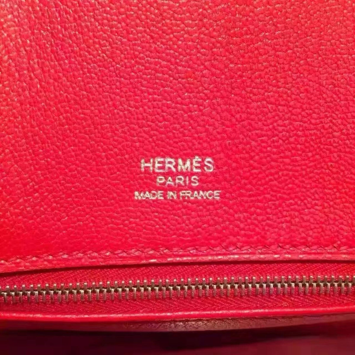 Hermes Limited Edition Rouge Vif Rose Dragee Ghillie Kelly 32cm Lizard Palladium Hardware